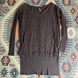 Free People linen/cotton blend Sweater
